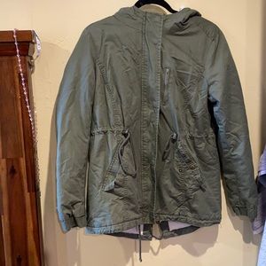 Green army jacket
